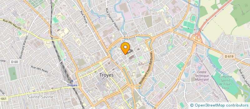 localisation de l'entreprise MADAME LALY PETITEAU  TROYES