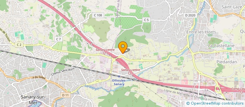 localisation de l'entreprise MADAME LALY PINA  LA SEYNE-SUR-MER