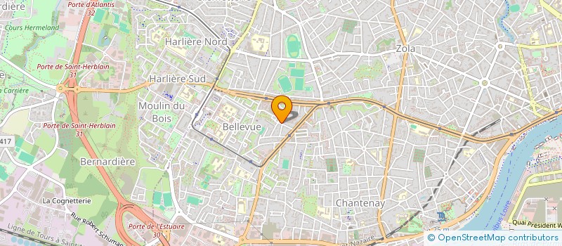 localisation de l'entreprise MADAME LALY TOUGERON à NANTES