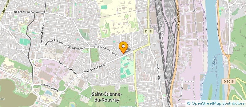 localisation de l'entreprise MADAME LALYA BELALIA à SAINT-ETIENNE-DU-ROUVRAY