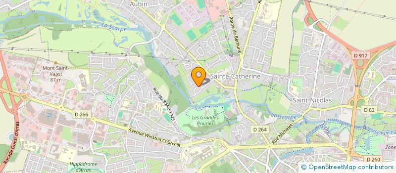 localisation de l'entreprise MADAME LALYA SIDI IKHLEF  SAINTE-CATHERINE