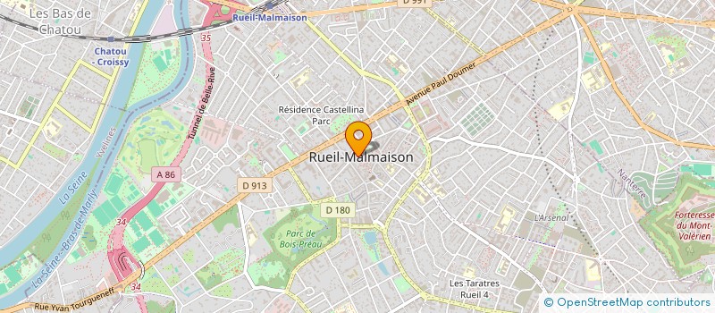 localisation de l'entreprise MADAME LAMA GHAMRAOUI à RUEIL-MALMAISON