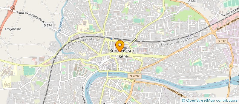 localisation de l'entreprise MADAME LAMA YANNI à ROMANS-SUR-ISERE