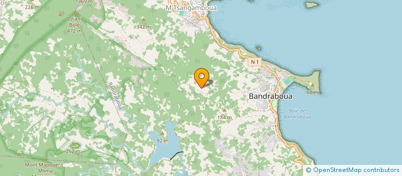 localisation de l'entreprise MADAME LAMBATI AMBDIRAHAMANE à BANDRABOUA