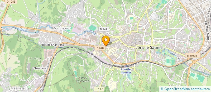 localisation de l'entreprise MADAME LAMBERTINA MARGIOVANNI  LONS-LE-SAUNIER