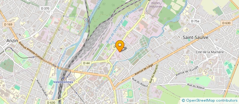 localisation de l'entreprise MADAME LAMIA AIT LAHCEN  VALENCIENNES