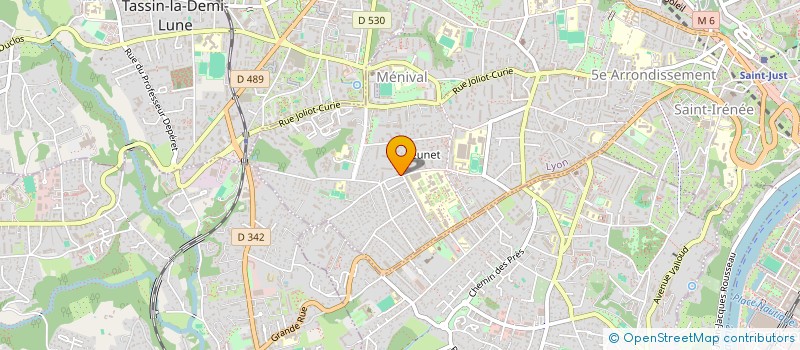 localisation de l'entreprise MADAME LAMIA AMRANI à LYON
