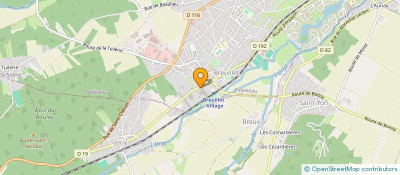 localisation de l'entreprise MADAME LAMIA AZIB  BREUILLET