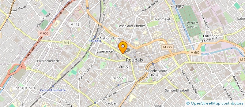 localisation de l'entreprise MADAME LAMIA BABA  ROUBAIX