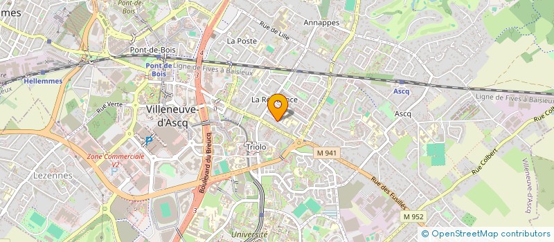 localisation de l'entreprise MADAME LAMIA BATTIKH  VILLENEUVE-D'ASCQ