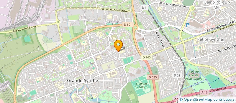 localisation de l'entreprise MADAME LAMIA BELGOT  GRANDE-SYNTHE