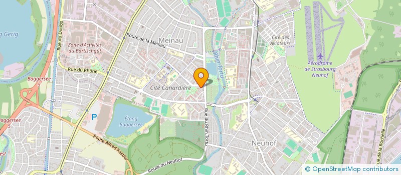 localisation de l'entreprise MADAME LAMIA BEN HMIDANE  STRASBOURG