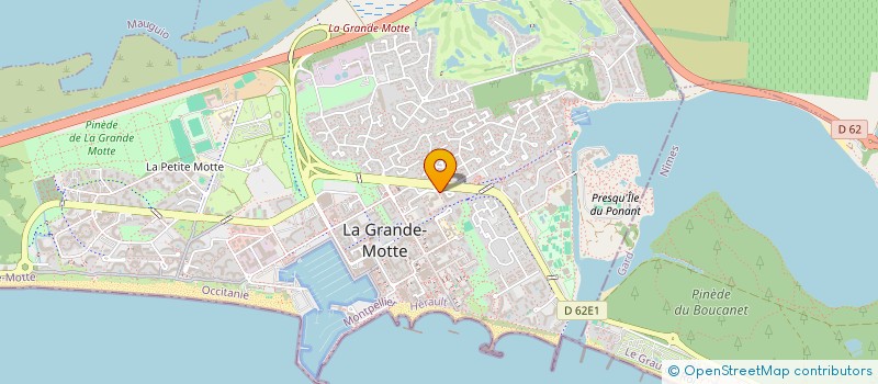 localisation de l'entreprise MADAME LAMIA BEN SLIMANE  LA GRANDE-MOTTE