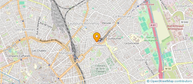 localisation de l'entreprise MADAME LAMIA BENDRISS  TOULOUSE