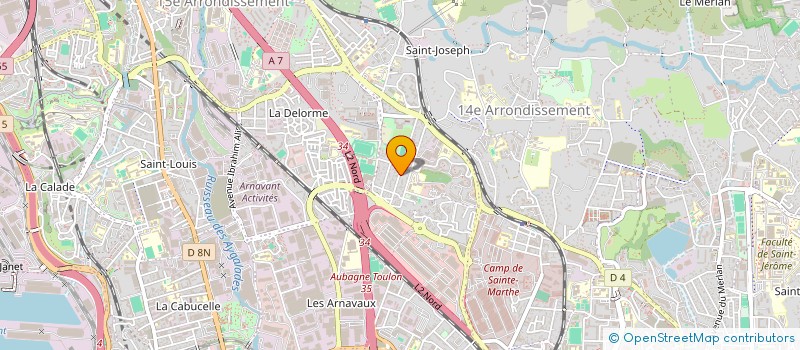localisation de l'entreprise MADAME LAMIA BENOUIS  MARSEILLE