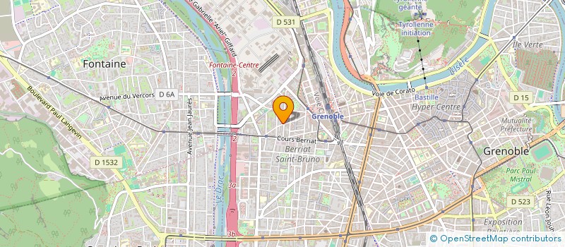 localisation de l'entreprise MADAME LAMIA BOUDOUDOU à GRENOBLE