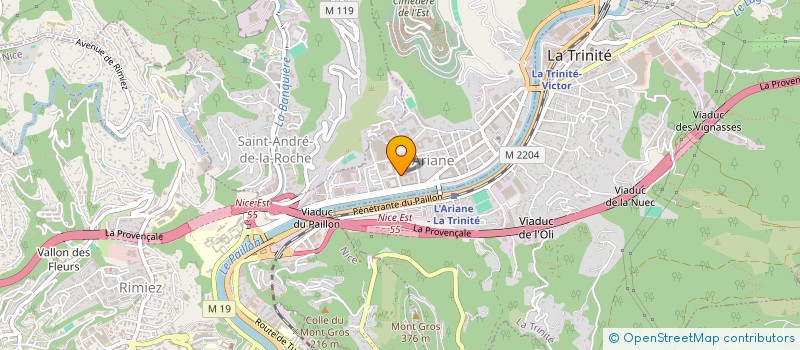 localisation de l'entreprise MADAME LAMIA CHFIFIG  NICE