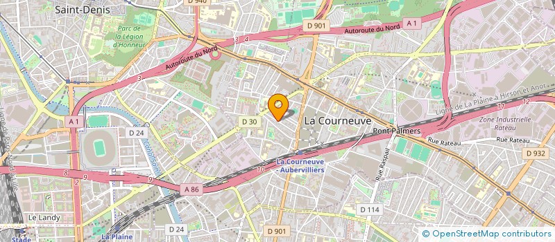 localisation de l'entreprise MADAME LAMIA CHIKHI à LA COURNEUVE