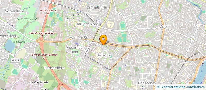 localisation de l'entreprise MADAME LAMIA DJELLAL  NANTES