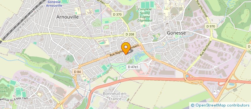 localisation de l'entreprise MADAME LAMIA EL HANDOUZ à GONESSE