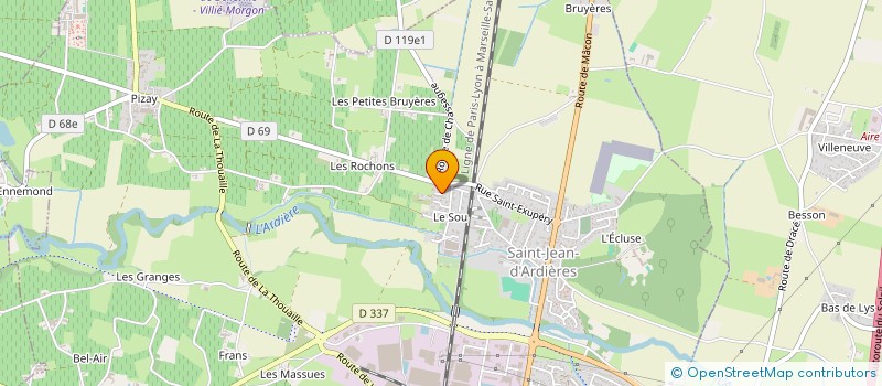 localisation de l'entreprise MADAME LAMIA ELMAMOUN  BELLEVILLE-EN-BEAUJOLAIS