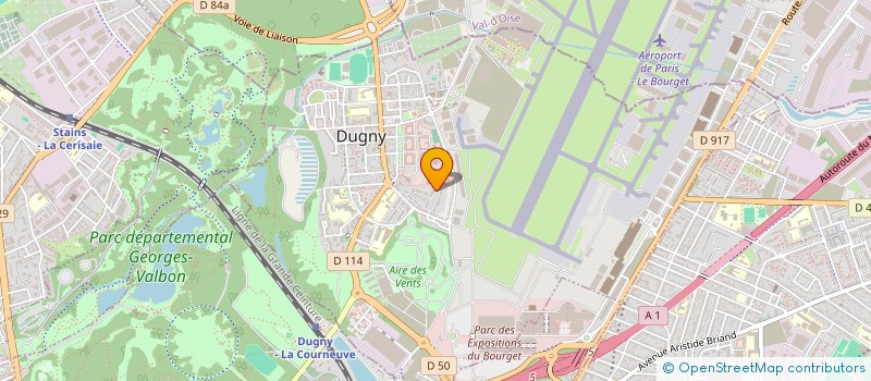 localisation de l'entreprise MADAME LAMIA FERGUENE  DUGNY