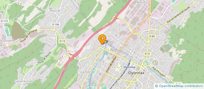 localisation de l'entreprise MADAME LAMIA FILALI à OYONNAX