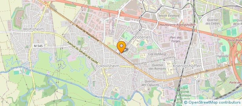 localisation de l'entreprise MADAME LAMIA FISLI à STRASBOURG