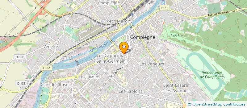 localisation de l'entreprise MADAME LAMIA HADDOUD à COMPIEGNE