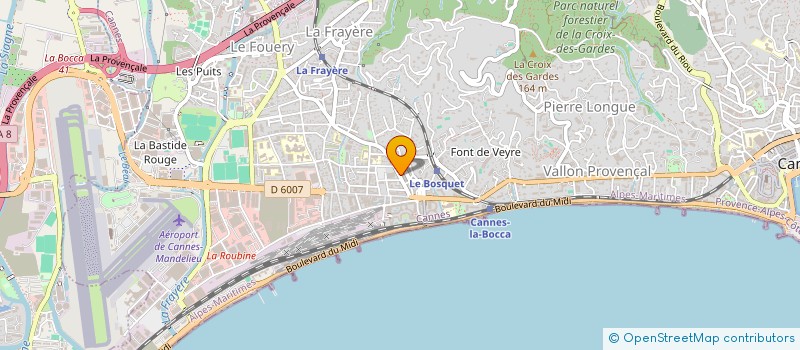 localisation de l'entreprise MADAME LAMIA HOUAM à CANNES