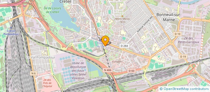 localisation de l'entreprise MADAME LAMIA IKENE  CRETEIL