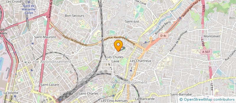 localisation de l'entreprise MADAME LAMIA IMEKHLAF à MARSEILLE