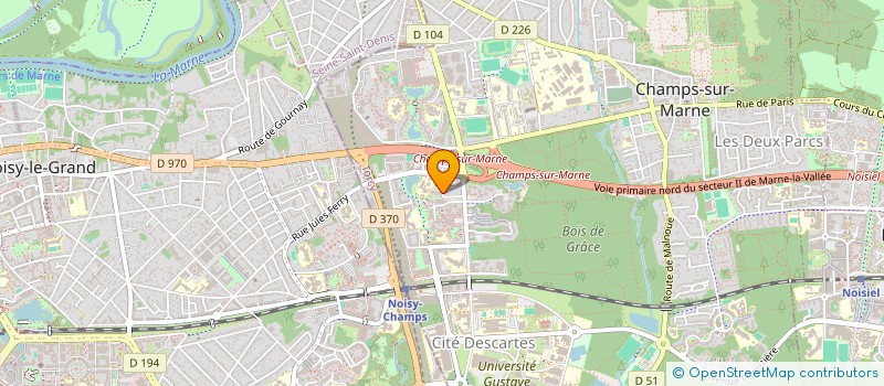 localisation de l'entreprise MADAME LAMIA IZEMRANE à CHAMPS-SUR-MARNE