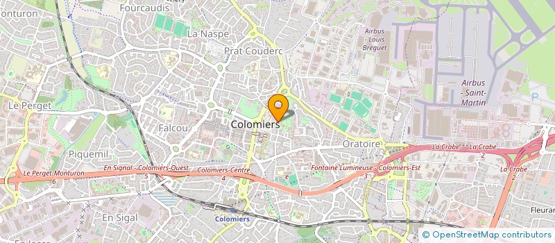 localisation de l'entreprise MADAME LAMIA KOUIRI à COLOMIERS