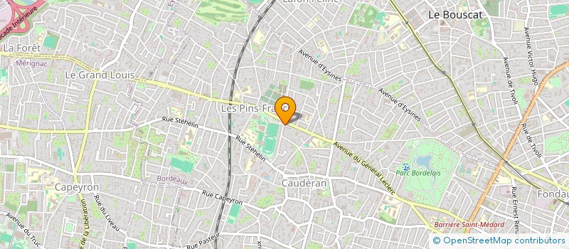 localisation de l'entreprise MADAME LAMIA KRATA  BORDEAUX