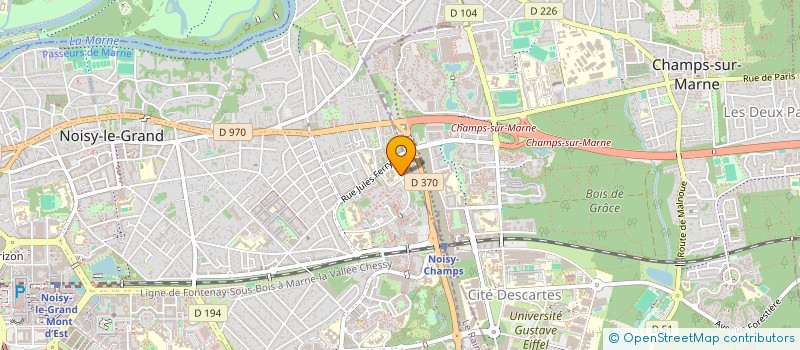 localisation de l'entreprise MADAME LAMIA MAZOUZ  NOISY-LE-GRAND