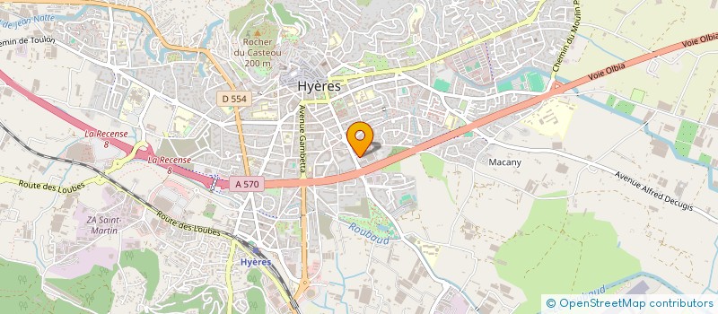 localisation de l'entreprise MADAME LAMIA MERAD à HYERES