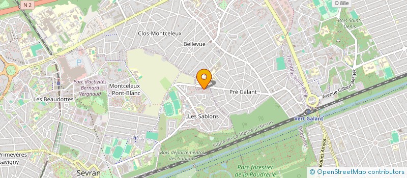 localisation de l'entreprise MADAME LAMIA MOUDER à SEVRAN