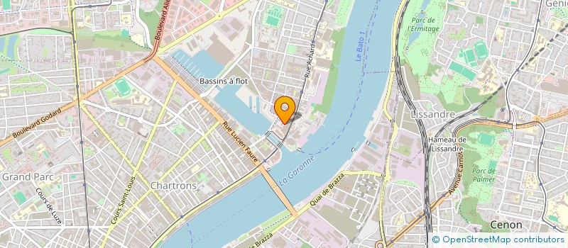 localisation de l'entreprise MADAME LAMIA MOUFTAKIR  BORDEAUX