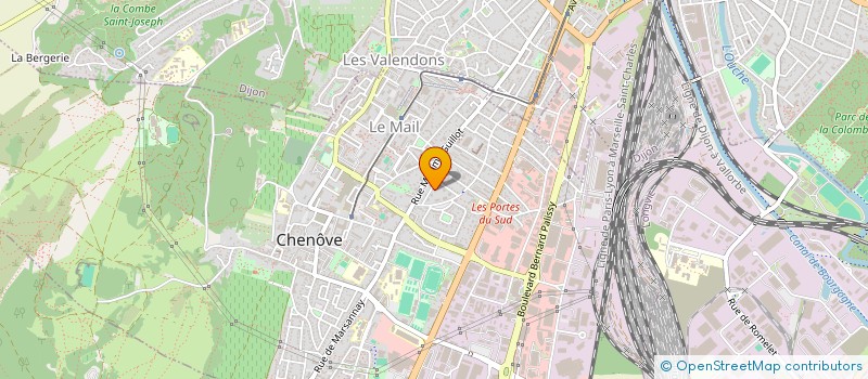 localisation de l'entreprise MADAME LAMIA RABHI  CHENOVE