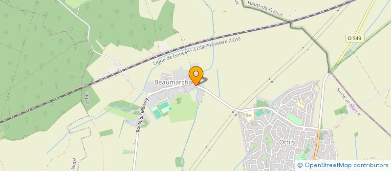 localisation de l'entreprise MADAME LAMIA RIMAOUI  OTHIS