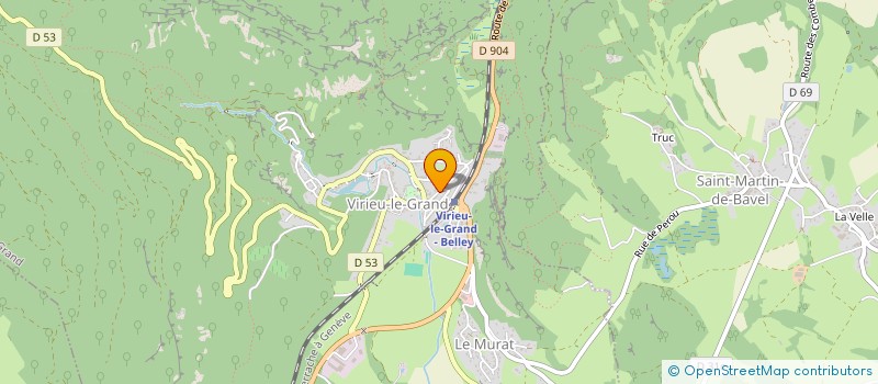 localisation de l'entreprise MADAME LAMIA ROMDHANE  CUZIEU