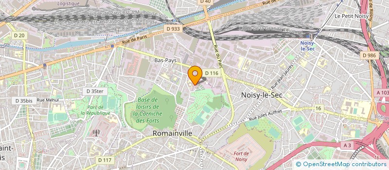 localisation de l'entreprise MADAME LAMIA SARDI à ROMAINVILLE