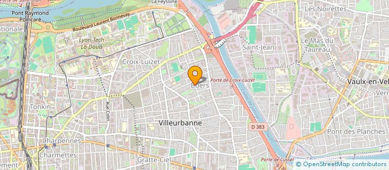 localisation de l'entreprise MADAME LAMIA TATAH  VILLEURBANNE