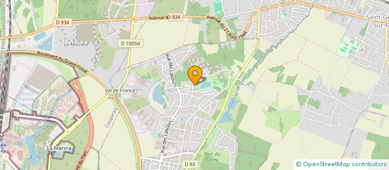 localisation de l'entreprise MADAME LAMIAA DAHOU à MAGNY-LE-HONGRE