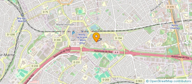 localisation de l'entreprise MADAME LAMIITA ROSTAS  NOISY-LE-GRAND