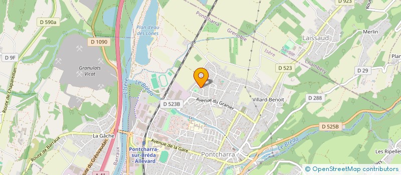 localisation de l'entreprise MADAME LAMYA DAIM  PONTCHARRA