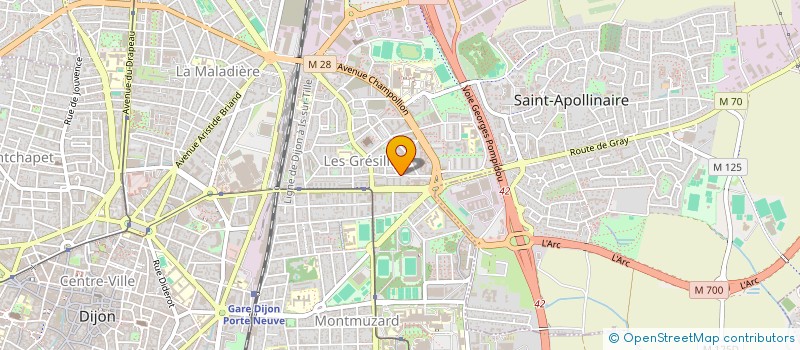localisation de l'entreprise MADAME LAMYA FADHLAOUI à DIJON