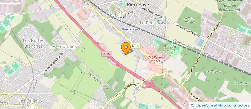 localisation de l'entreprise MADAME LAMYA LAHSSINI  PIERRELAYE