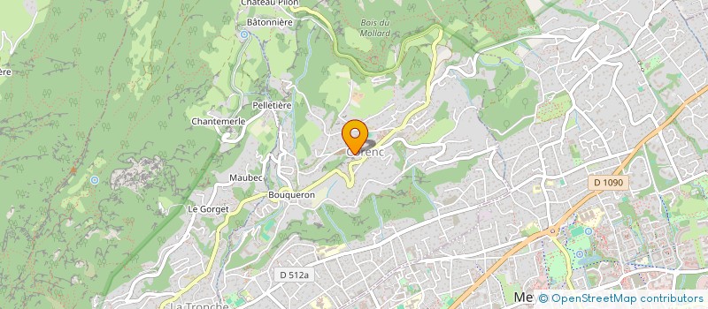 localisation de l'entreprise MADAME LAMYA SOUNI  CORENC